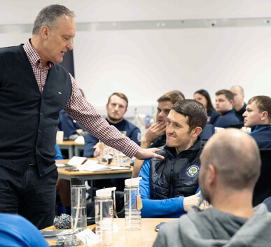 Matt Messias in class environment