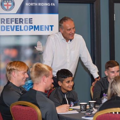 Older picture of Matt Messias in FIFA referee kit